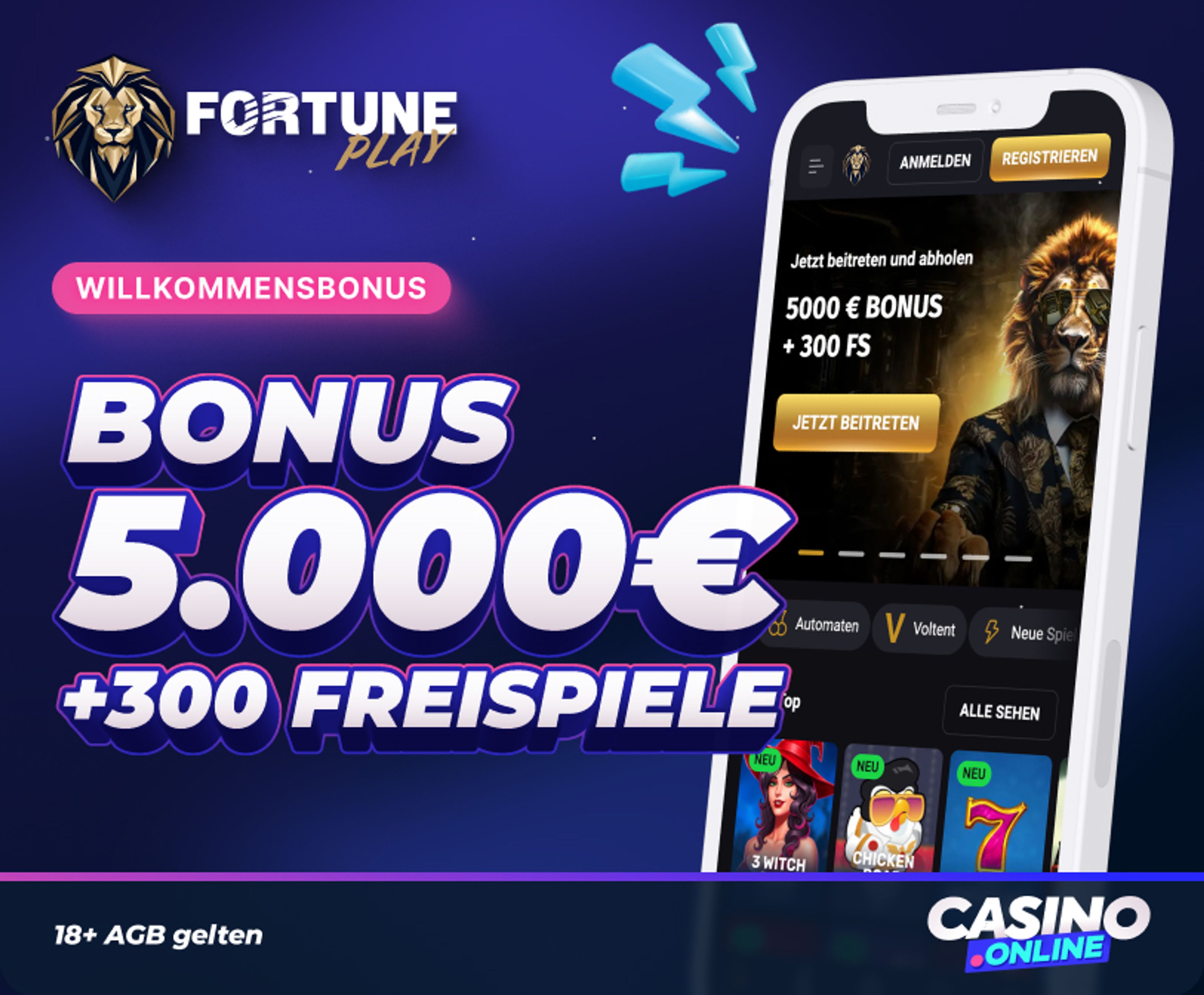 FortunePlay Casino Willkommensbonus